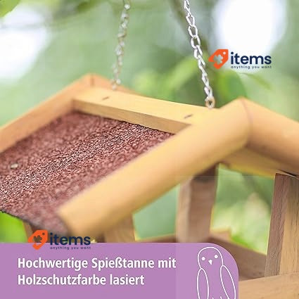 Kerbl Pet 82963 Stubbs Nature, 29 X 28 18 Cm Bird Feeding House Kerbl Bird