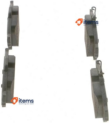 Bosch Brake Pads Bosch BP1449 ECE-R90 Rear Axle Quality Reduced Noise Dust