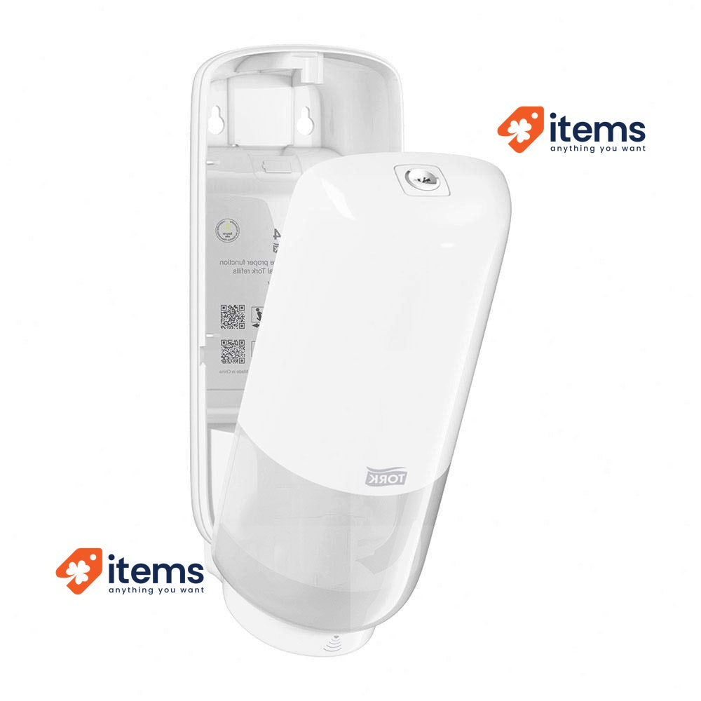 Tork Skincare Wall Mounted Dispenser with Intuition Sensor White S4, Hygienic