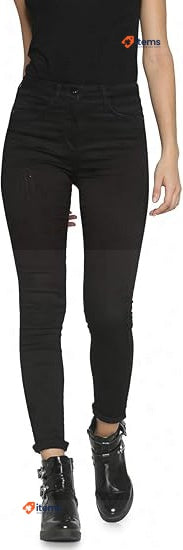ONLY Women's Royal High Skinny Fit Jeans Black Size Small 32L - 32 L, L