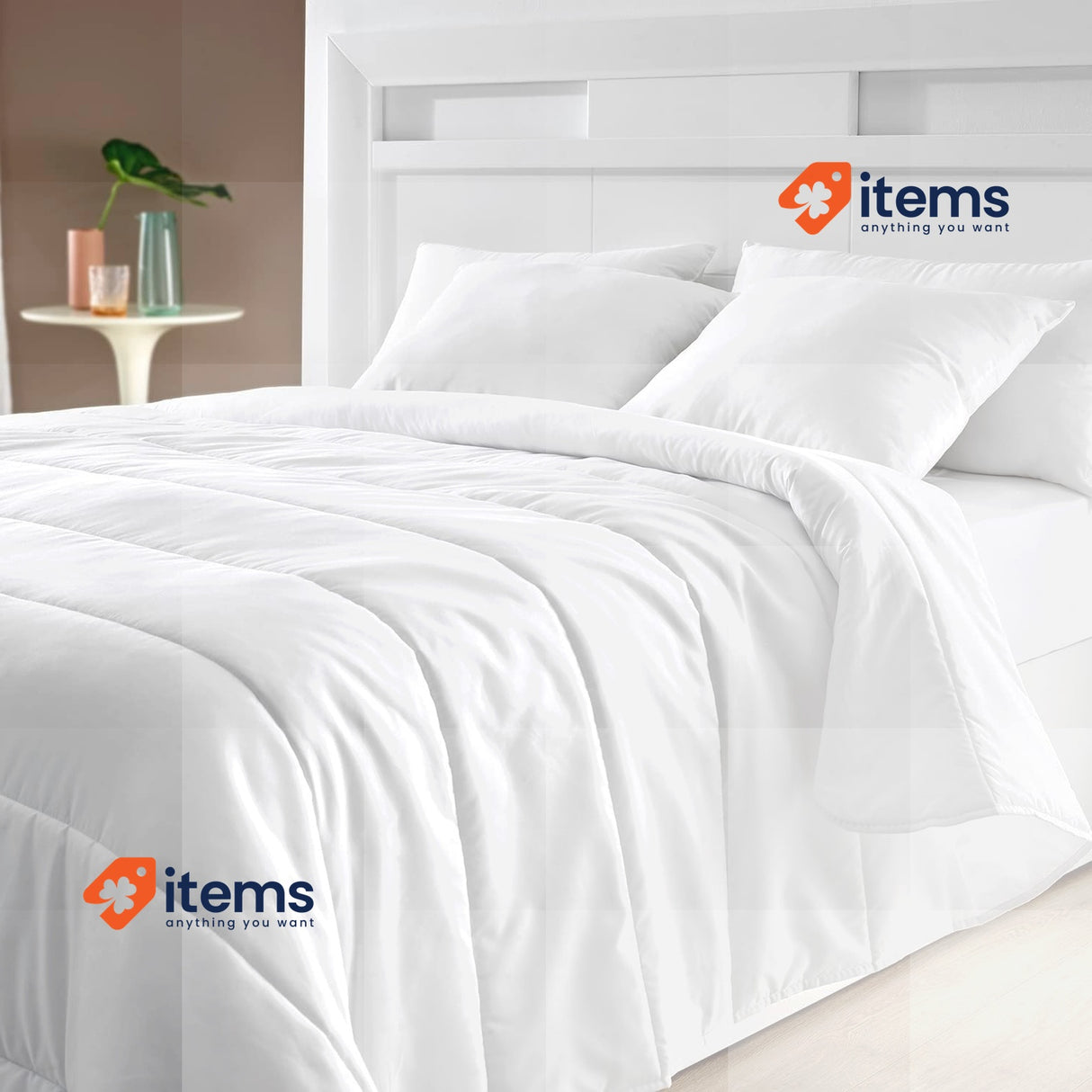Pikolin Home Fibre Duvet White 180 - 260 Filling Spring Summer Gr/M Cama 240 cm