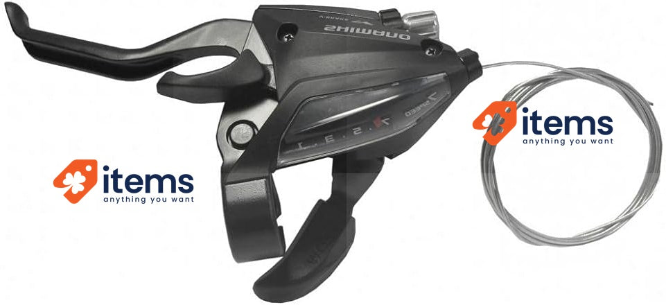 SHIMANO Right Switch Brake Lever 7 Speeds V - Brake, 67143 Black SHIFT SHIM 7S