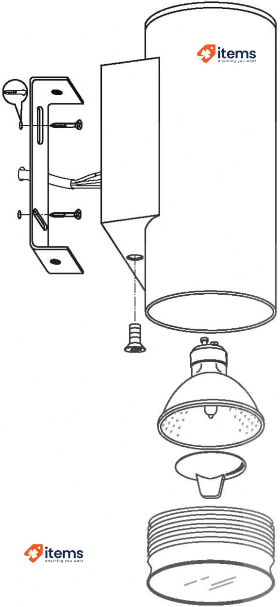 EGLO; my light; my style 94107 Riga, Steel, GU10, Stainless Steel Energy