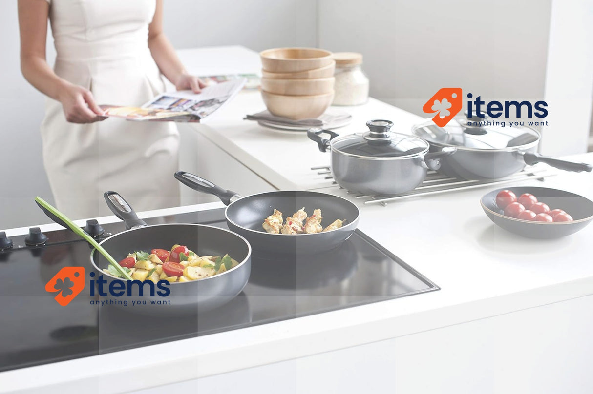 Beka Cookware Pro Induc Non-Stick Frying Pan, 26 cm Black