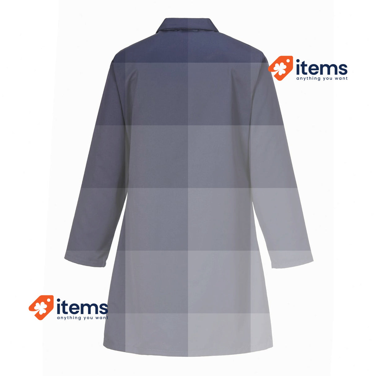 Portwest 2852 Standard Lab Coat Hard Wearing Workwear Navy, Small Kingsmill Stud