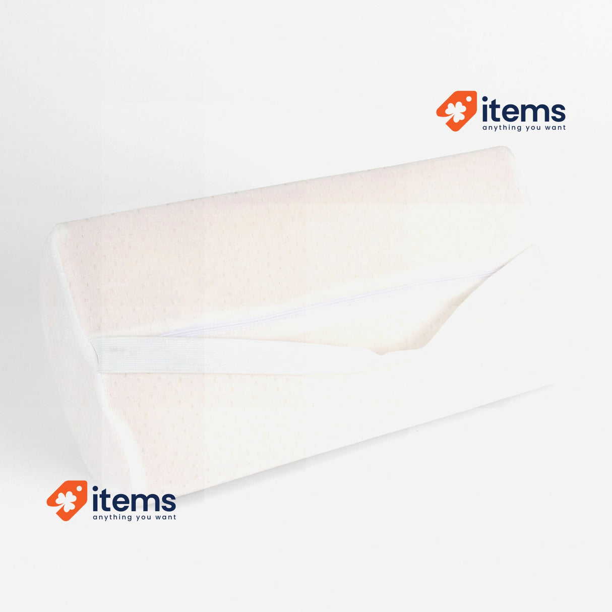 Pikolin Home - Medium-strength viscoelastic leg pillow in ergonomic shape