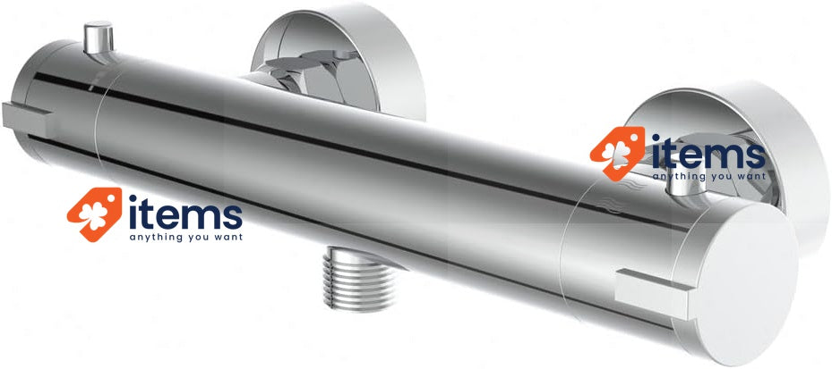 Schutte 52465 London Shower Thermostatic Mixer Chrome