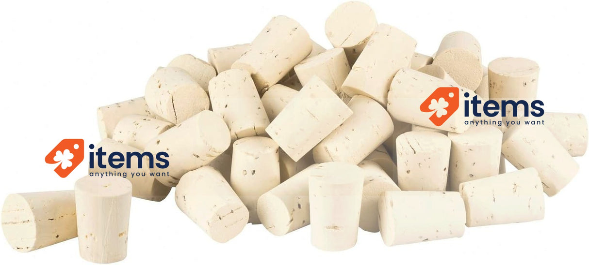 Kork - Deko 100 Tapered Corks (conical Cork, Bung Stopper) Length Mm 13 16 22x16