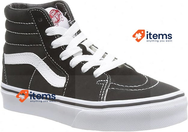 Vans Unisex Old Skool Classic Canvas Sneaker Sk8-Hi Kids Size UK 12, EU 30.0