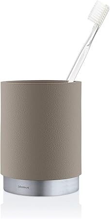 Blomus Toothbrush Mug, taupe, Stainless-Steel, H 11 cm, Ø 8,5 c, V 300ml
Taupe