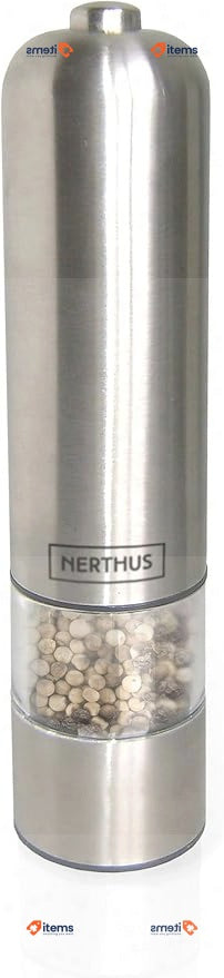 Nerthus FIH 012 Electric Mill. An Awesome Sea Salt & Pepper Mill Spice Jars