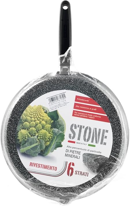 Home Non-Stick Omlette Turner Stone, Black/Silver, 22 cm