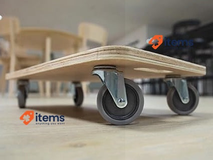 TOOLLAND Perel QT106 Furniture Dolly 56 X 30 Cm Maximum Load 150 Kg Carrier