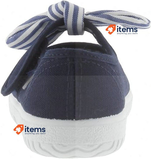 Victoria Mercedes Lona Pañuelo Unisex Baby Trainers Marino 4 Uk Child Ojal Mary