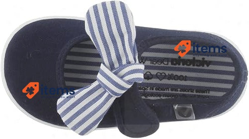 Victoria Mercedes Lona Pañuelo Unisex Baby Trainers Marino 4 Uk Child Ojal Mary