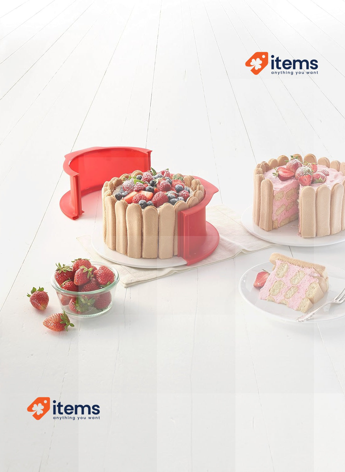 Lekue Mold Removable for Tart Charlotte