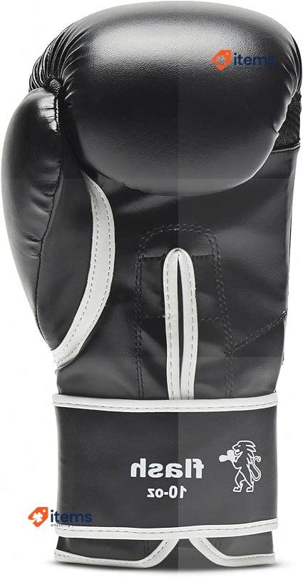 Leone 1947 Boxing Flash Gloves For Unisex Adults Black 14 oz LEONE 1947, GN083