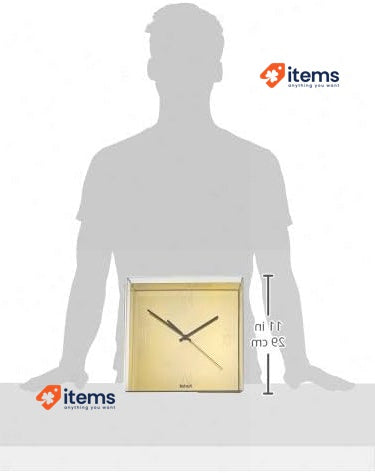 Kartell Wall or Shelf Analog Clock - Tic & Tac Clock Gold - Italian Design