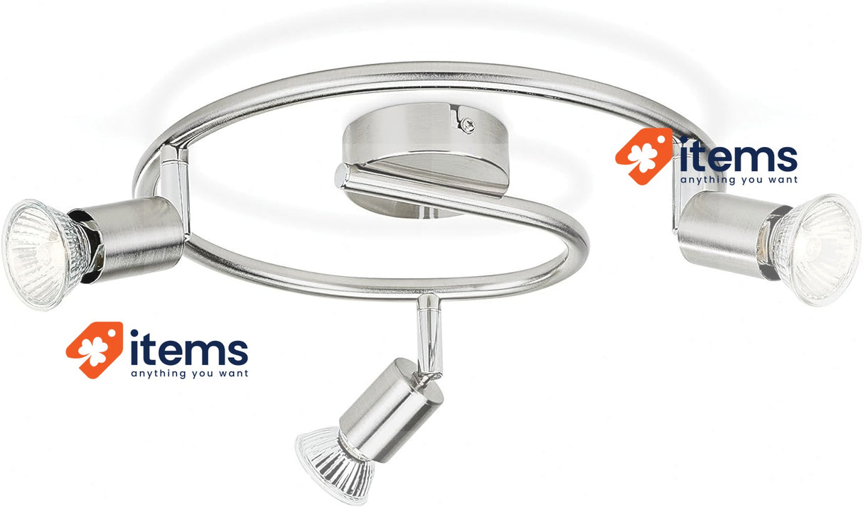 Philips Essentials Limbali Spot Bar/Tube Light - Nickel Silver GU10 LAMPADA 3