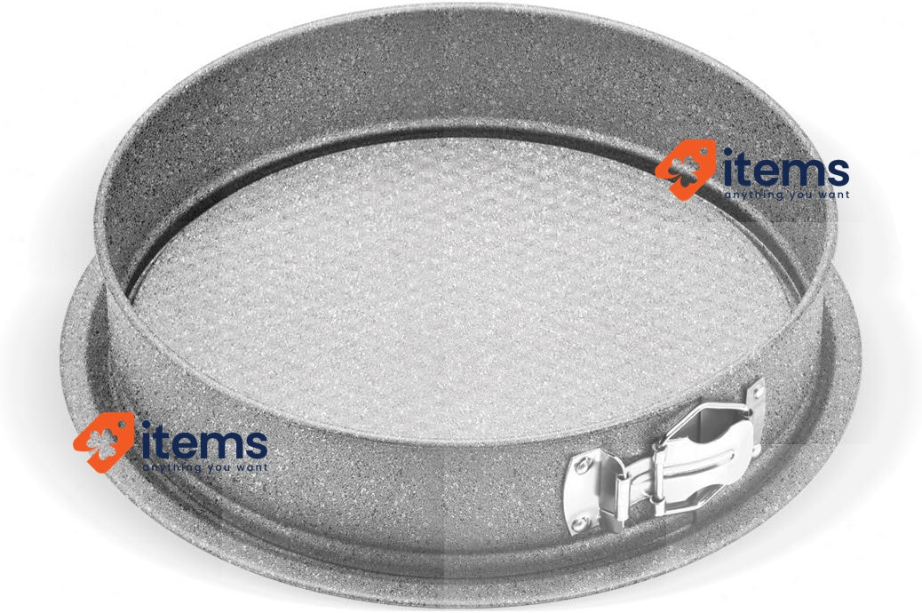 Aeternum Bakeware Petravera Springform Cake Tin, Steel, Grey 26 cm
