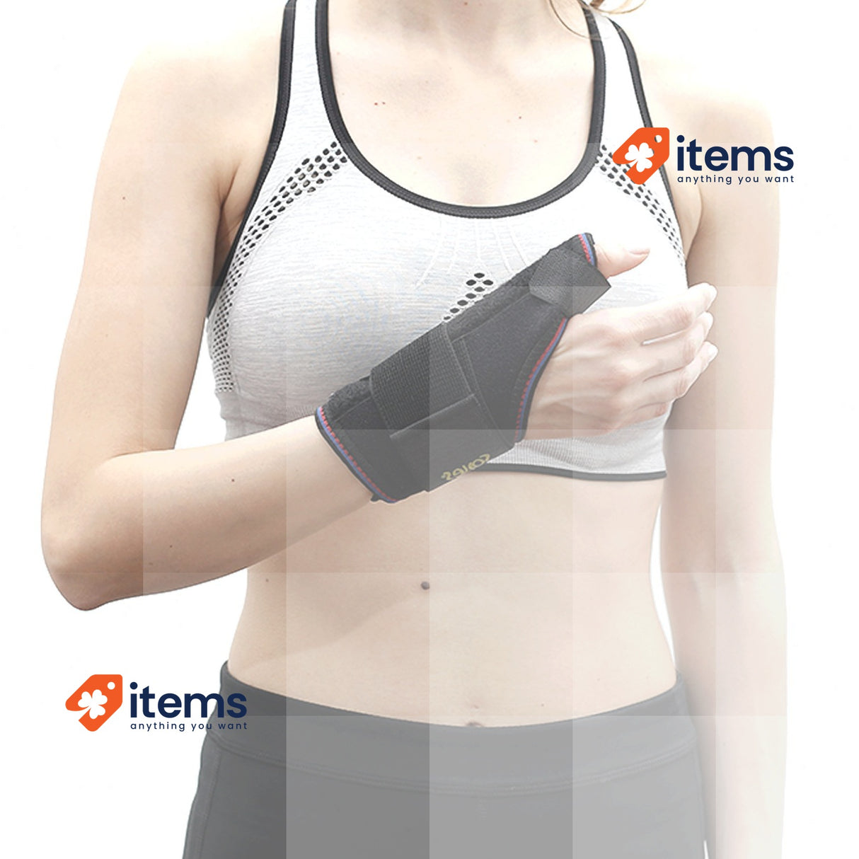 SOLES Thumb Stabilizer Brace Black One Size (SLS507)