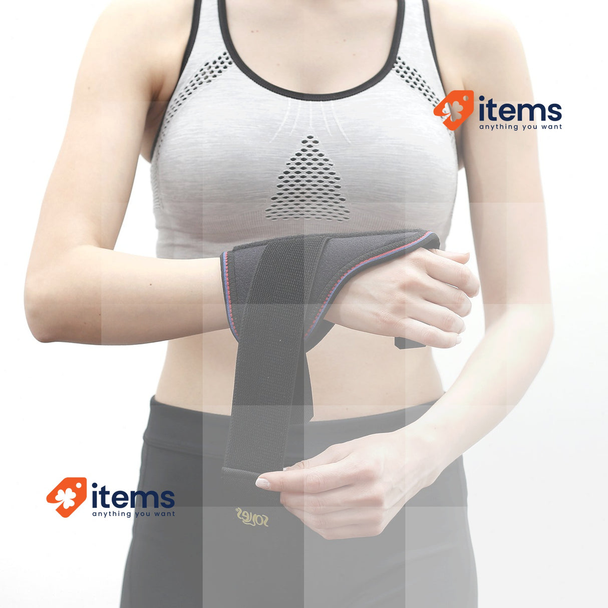 SOLES Thumb Stabilizer Brace Black One Size (SLS507)