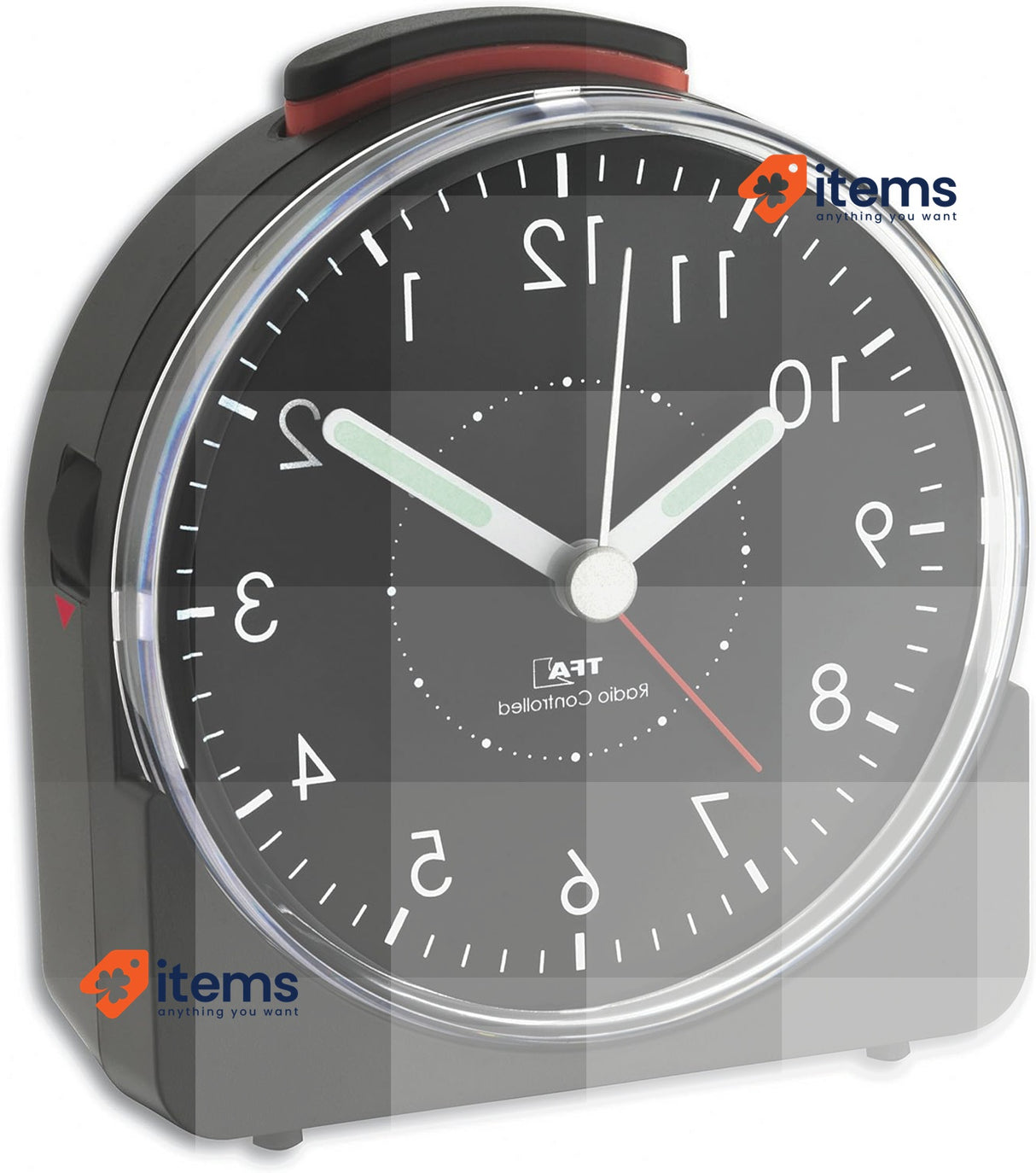 TFA Dostmann Sunrise 60.1513.01 Analogue Radio-Controlled Black