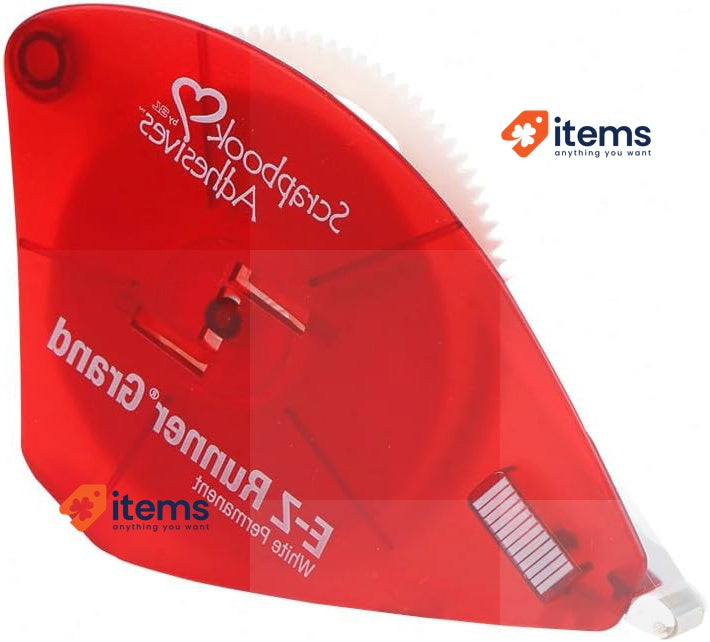 Scrapbook Adhesives E-Z Runner Grand Permanent Strips Refill Red, 01251-4