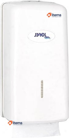 Jofel AF50000 - Plastic Toilet Paper Dispenser White 28,7x14x28.7 Cm HEXOTOL