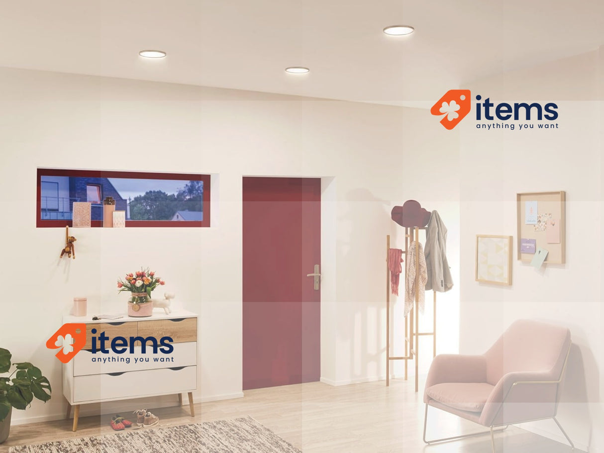 Paulmann 92062 LED recessed Panel Round incl. 1x12-watt White