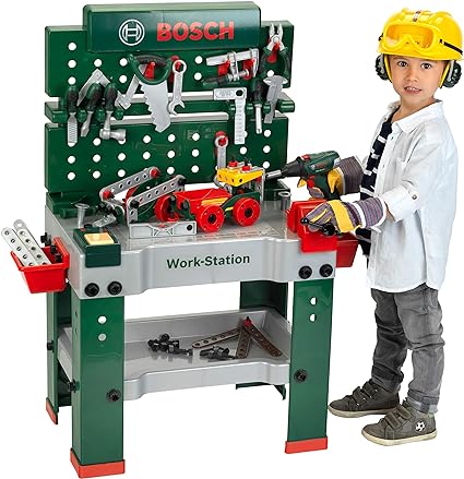 Theo Klein 8485 Bosch Workbench No. 1 Toy for Children Aged 3 Years and up