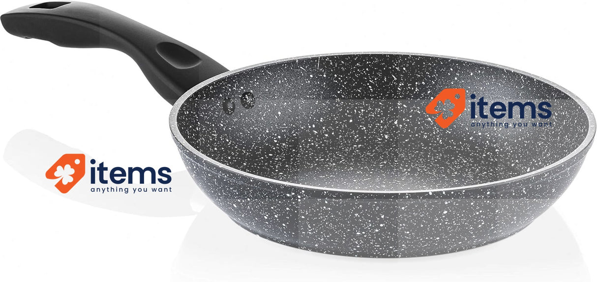 Westinghouse Black Marble 24cm Aluminium Pan - 24 CM, CM Non Stick Frying Fry