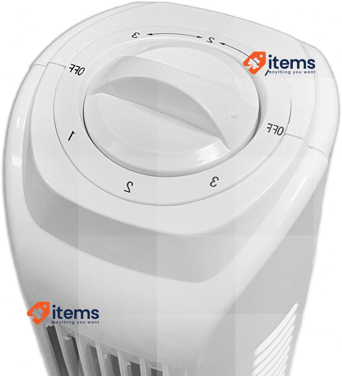 JUNG Tower Fan MY-GOODBERY 24, Interior column fan, 78cm, 3lvls. 45W, White