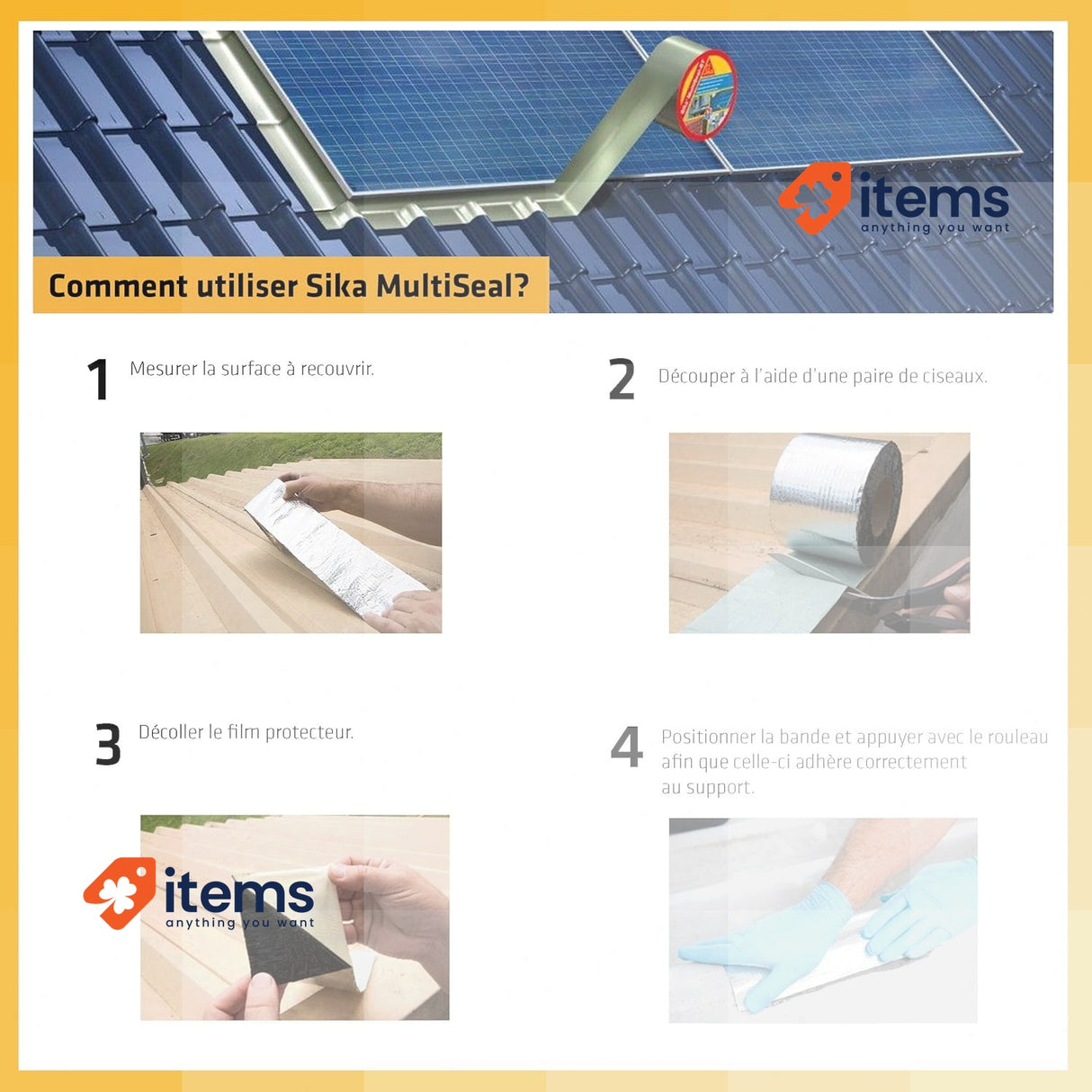 Sika Self Adhesive For Repair Roofs And Fissures In Buildings 10m x 150mm