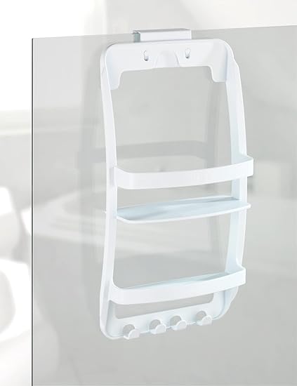 WENKO 8409100 Universal bathroom rack, Polypropylene, 26 x 54.5 x 11.5 cm