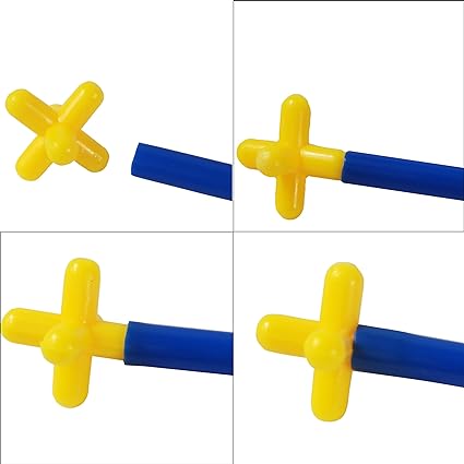 RAINBOW TOYFROG Building Straws and Connectors - 300 Pcs Straw Building Set Toy