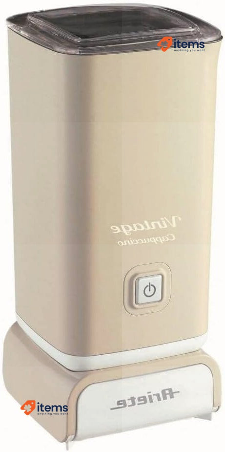 Ariete 2878/03 Milk Frother Vintage Style, Easy Pour Spout, Easy Clean, Beige