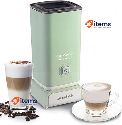 Ariete Capuccinatore 2878, Retro Style Electric Milk Frother 250 ml Green