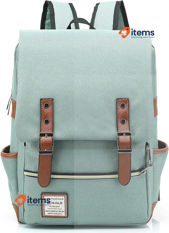 HASAGEI Backpack Vintage Unisex Rucksack Daypack Casual School Travel Laptop