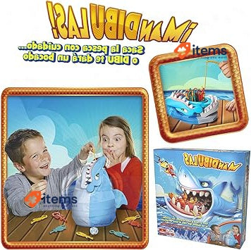 Goliath Mandibulas Fishing Board Game Most Fun Children S Ages (Missing Dice)