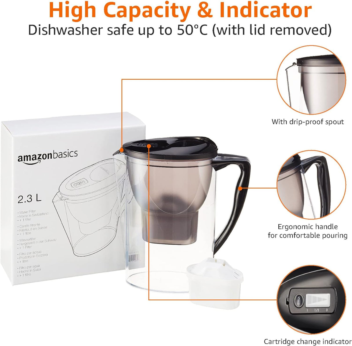 Amazon Basics 2.3L Filter