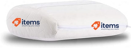 VIP Very Important Memory Foam Neck Pillow With Medical Display White V I P Zip