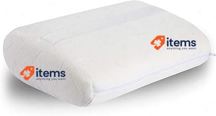 VIP Very Important Memory Foam Neck Pillow With Medical Display White V I P Zip