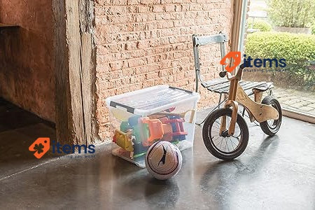 65L Plastic Container, Plastic Box, 60x40x39 CM, CURVER contenitore Handy Plus.