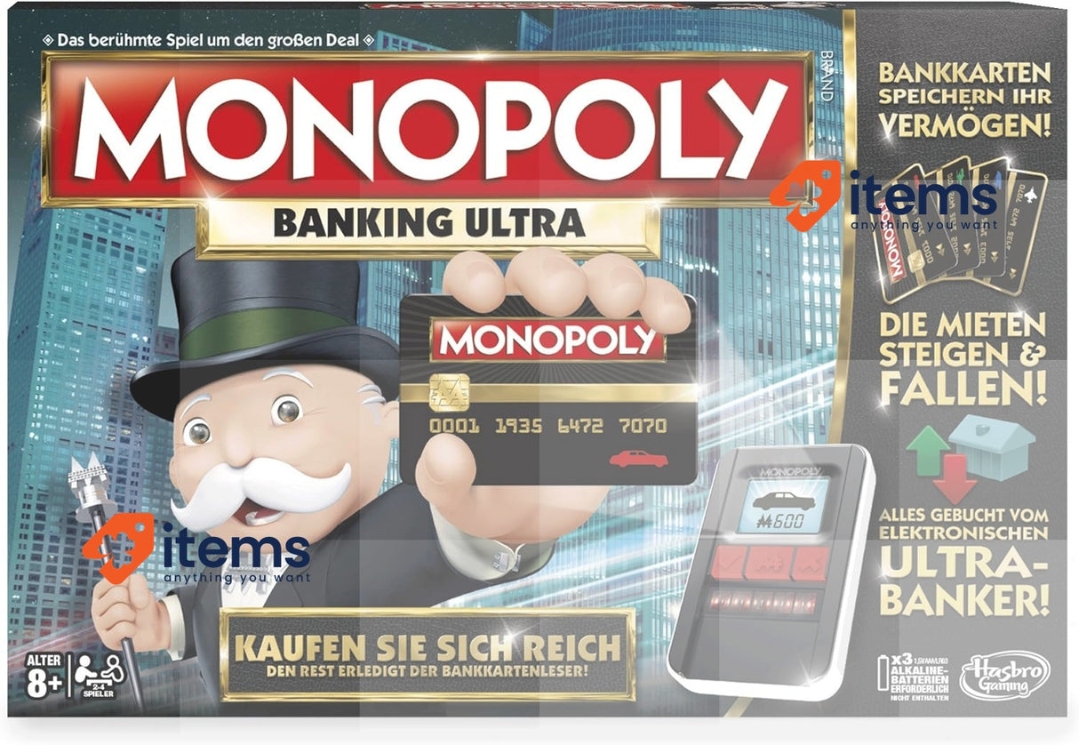 Monopoly Banking Board Game <p>All cards are electronically readable, The