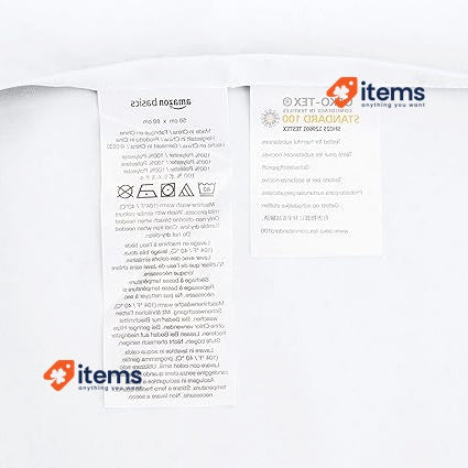 Amazon Basics Pillowcase, 2 Count, Bright White, 80 Cm L X 50 W Microfiber Size