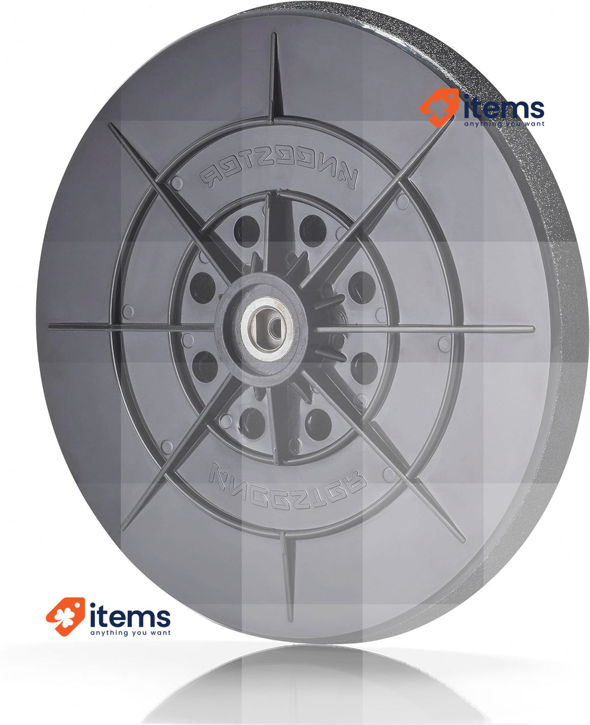 Kneester Sander Long - Neck Ceiling Building 225mm Black 225 MM Spare Part Disc