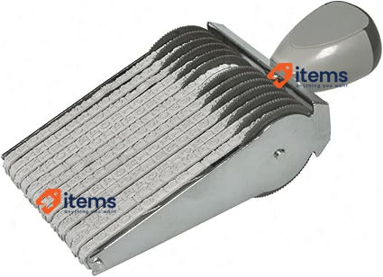 Rayher 29019000 Number And Letter Stamp With 13 Bands Silver Alpha - Numerical