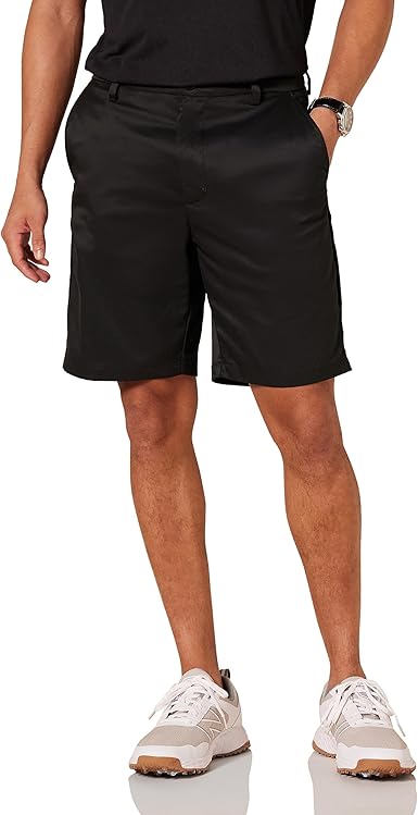 Amazon Essentials Men's Classic-Fit 9 Inch Chino Shorts 23 cm, Black, 30W