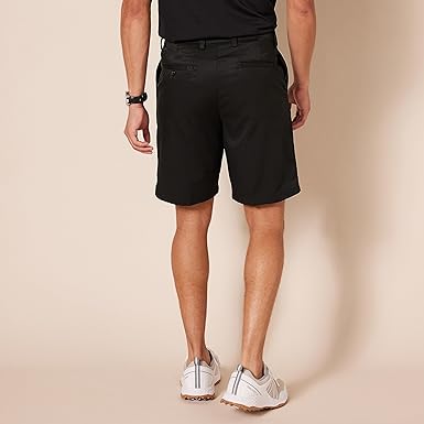 Amazon Essentials Men's Classic-Fit 9 Inch Chino Shorts 23 cm, Black, 30W